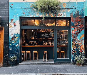 Cafe in Byron Bay