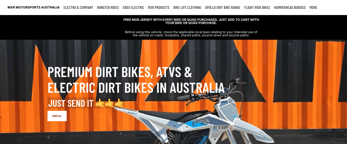 Emu Money - Finance your MXR Motorsports purchase