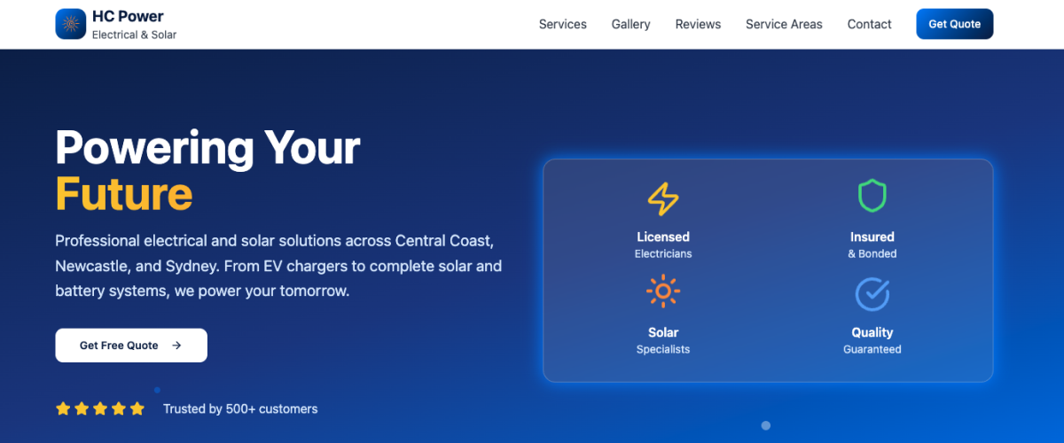 Finance your electrical or solar project with HC Power